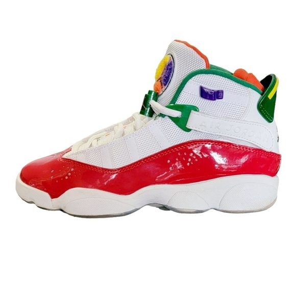 JORDAN Air 6 Rings Sneaker Shoes Multicolor Men's Size 6 - Picture 3 of 5